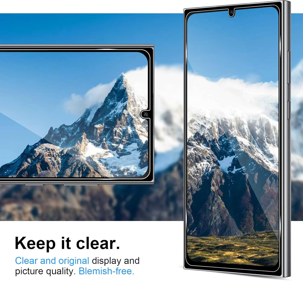 Oukitel C61 und C61 Pro Displayschutzfolie aus gehärtetem Glas, transparent - Bild 5