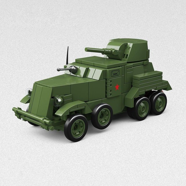 LEGO Zweiter Weltkrieg M3 Spähwagen Panzerfahrzeug, Bausteine, ab 14 Jahren - Bild 1