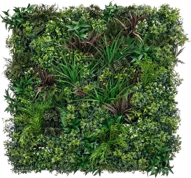 Künstliche Pflanzenwand Aplanta Wolfgang in Grün, Breite: 100 cm - Bild 1