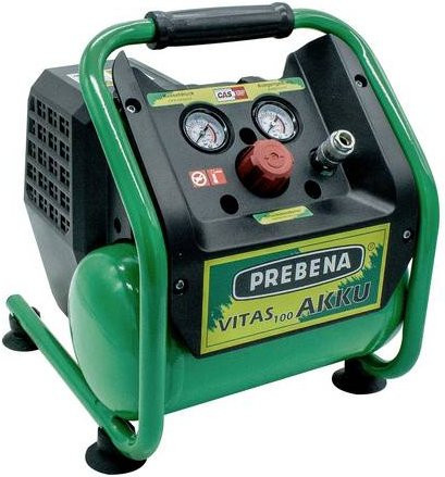 Prebena Akku-Druckluft-Kompressor VITAS100-AKKU in Grün, 5 l, 8 bar - Bild 1