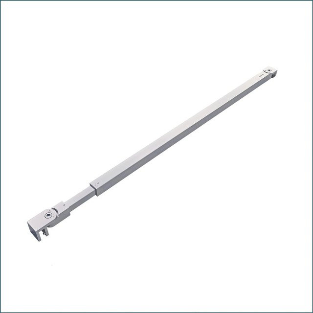 AICA Flexible Stabilisatoren für Duschkabinen und Glaswände, Chrom Glänzend, für 6-10mm Glasstärke, 73-120cm - Bild 1