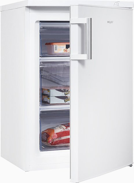Exquisit GS581-H-010D Gefrierschrank, weiß, Standgerät mit umkehrbarer Tür - Bild 1