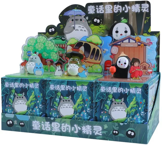52TOYS Miyazaki Hayao Märchenhafte Elfen-Szene, Blindbox-Spielzeugfigur, Einzelfigur - Bild 1