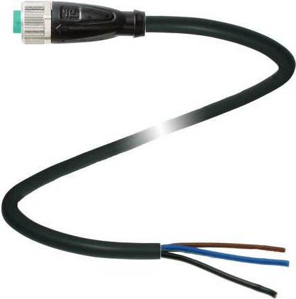 Pepperl+Fuchs 218575 Sensor-Aktor-Steckverbinder konfektioniert, 3-polig, Schwarz, Länge: 1,5 m - Bild 1
