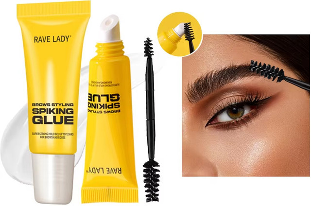 Rave Lady Augenbrauen-Styling-Kleber, farblos, 3-teilig - Bild 1