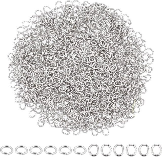Biegeringe Edelstahl, Silber, Unisex - Bild 1