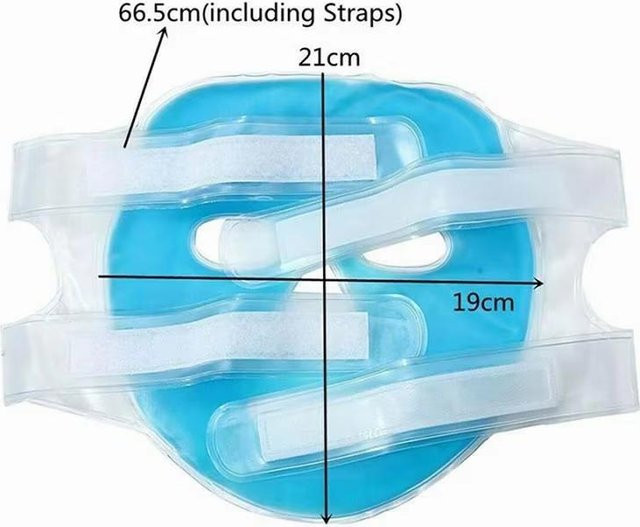 Baty 2-in-1 Heiß/Kalt Augenmaske Gel, Blue, Unisex - Bild 1