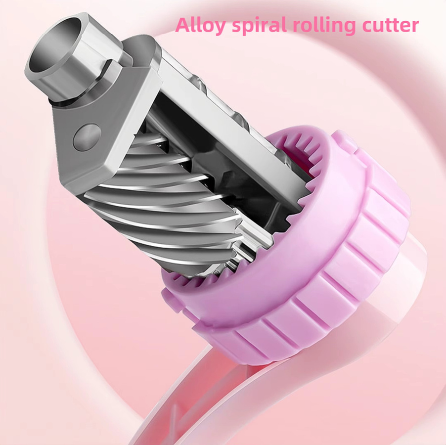 Multifunktionaler Tisch-Bleistiftspitzer mit Handkurbel für Büro und Schule in Grün oder Pink - Bild 1