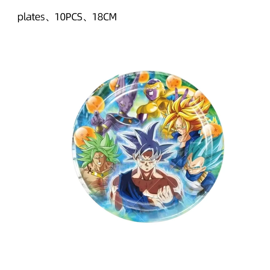 Bandai Dragon Ball Party-Dekorationen, Tischgeschirr, Pappbecher, Partyzubehör - Bild 2