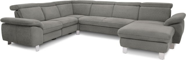 Polsterecke vito TONGA 2.0 in Creme mit Stoffbezug, L-Form, rechtsseitig, B/T/H: 333 x 180 x 58 cm - Bild 1