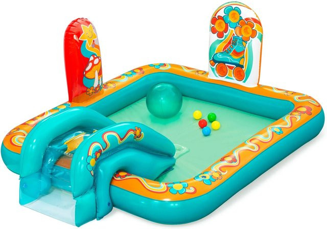 Bestway Retro Wasserspielcenter Mehrfarbig Komplett Set - Bild 1