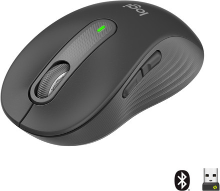 Logitech Signature M650 for Business kabellose Maus mit Bluetooth und Logi Bolt USB-Receiver in Graphite - Bild 1