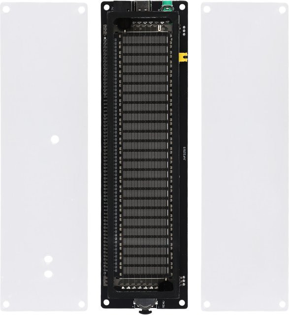 HpLive Audio Spektrum Analysator Board mit VFD Vakuum Fluoreszierende Anzeige, Schwarz, 3,5mm AUX/MIC, 32Hz-20KHz, AK2515 - Bild 1