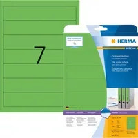 HERMA Ordnerrückenetiketten Universal in Weiß und Grün aus Papier - Bild 1