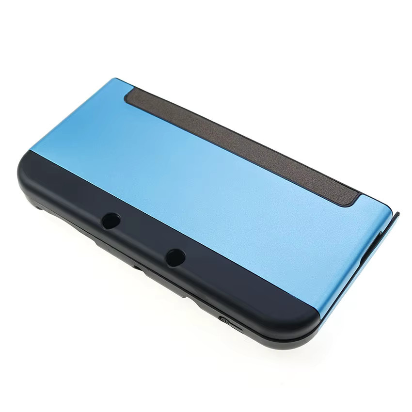 JCD Aluminium Hard Box Schutzgehäuse Shell Case als obere Rückseitenabdeckung für New 3DS XL LL in Gold oder Blau - Bild 1