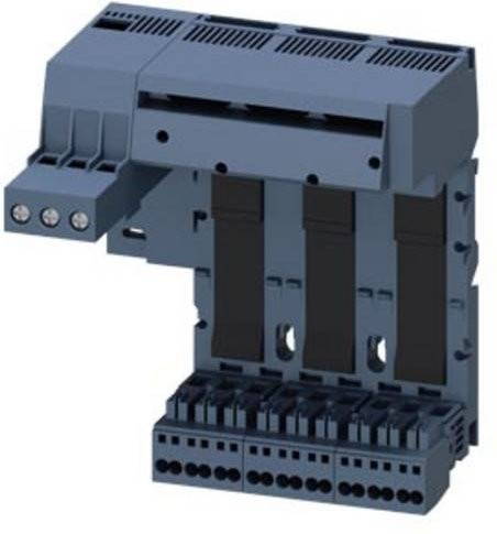 Siemens 3RA6812-8AC Einspeisemodul in Grau mit einem maximalen Strom von 63A und einer Schaltspannung von 690 V/AC, B/H/T: 18 x 20,8 x 1,8 cm - Bild 1