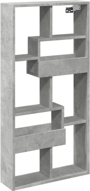 vidaXL Wandschrank aus Holzwerkstoff in Betongrau, B/T/H: 50 x 15 x 100 cm - Bild 1