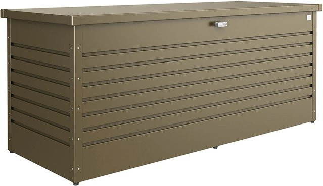 Biohort FreizeitBox 200 Aufbewahrungsbox aus Stahlblech in Braun, B/H/T: 201 x 79 x 83 cm - Bild 1