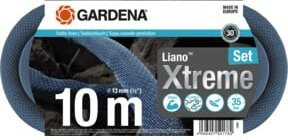 Gardena Liano Xtreme Textilschlauch-Set 1/2 Zoll, 10 m, Schwarz-Blau-Grau - Bild 3