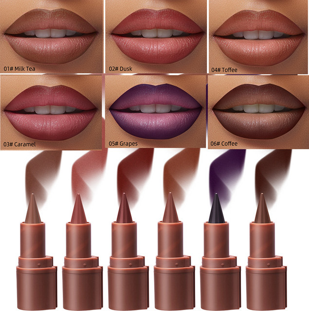 Lakerain Lipliner, Matt, Schwarz Braun - Bild 1