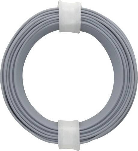 Donau Elektronik 105-9 Schaltdraht Einadrig 1 x 0,20 mm² Grau 10 m - Bild 1