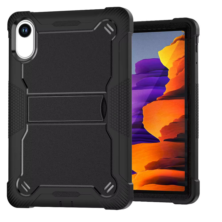 Stoßfeste Schutzhülle für Xiaomi Redmi Pad 2 11 Zoll 2025 mit Ständer in Schwarz - Bild 2