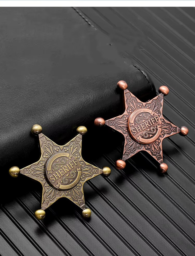 soulbao Sechseckiger Stern Metall Fingerspitze Gyroskop Fidget Spinner, Stressabbau Spielzeug - Bild 3
