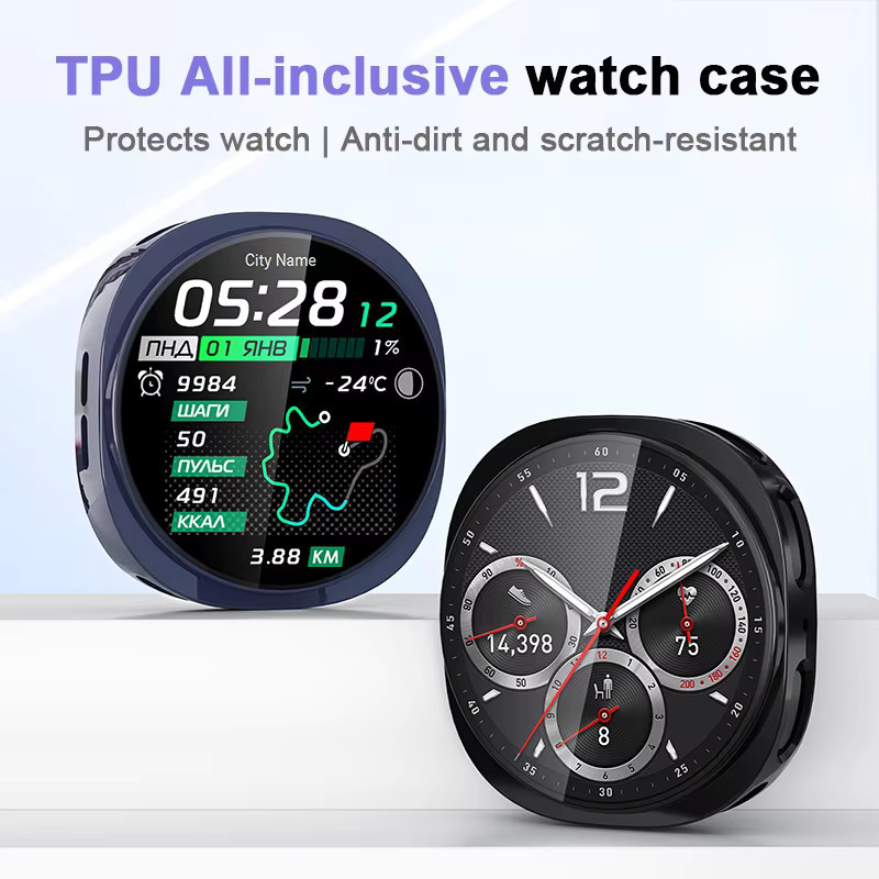 KILPILLS Schutzhülle für Samsung Galaxy Watch 8 Smartwatch in Transparent, weiche TPU-Hülle für 40 mm und 44 mm Modelle - Bild 2