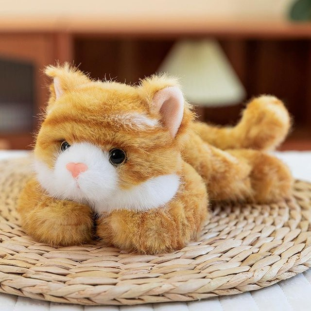 Taschen-Kätzchenpuppe, Tierpuppe, Plüschtier, 18cm - Bild 1