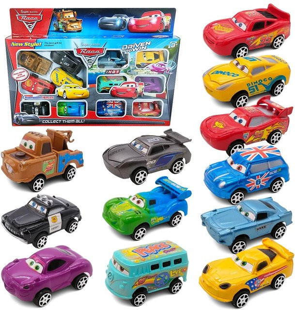 Disney Pixar Cars 3 Rebound Cars, Automodell, 12-teiliges Set, ab 3 Jahren - Bild 1