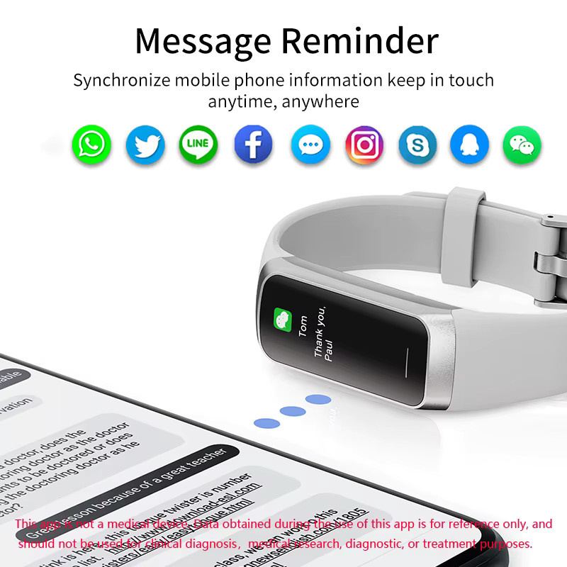 Lige Smartwatch mit 1.1 Zoll AMOLED Farbdisplay, wasserdichte Sportuhr mit Indoor und Outdoor Tracking für iOS und Android, Farbe: Pink - Bild 4