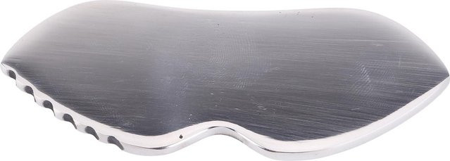 FunCouples Gua Sha Massagebrett, Edelstahl, Grau, Unisex - Bild 1