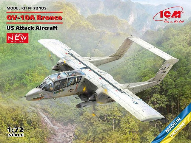 ICM OV-10 Bronco - US Attack Aircraft, Modellbau, 1:72 - Bild 1