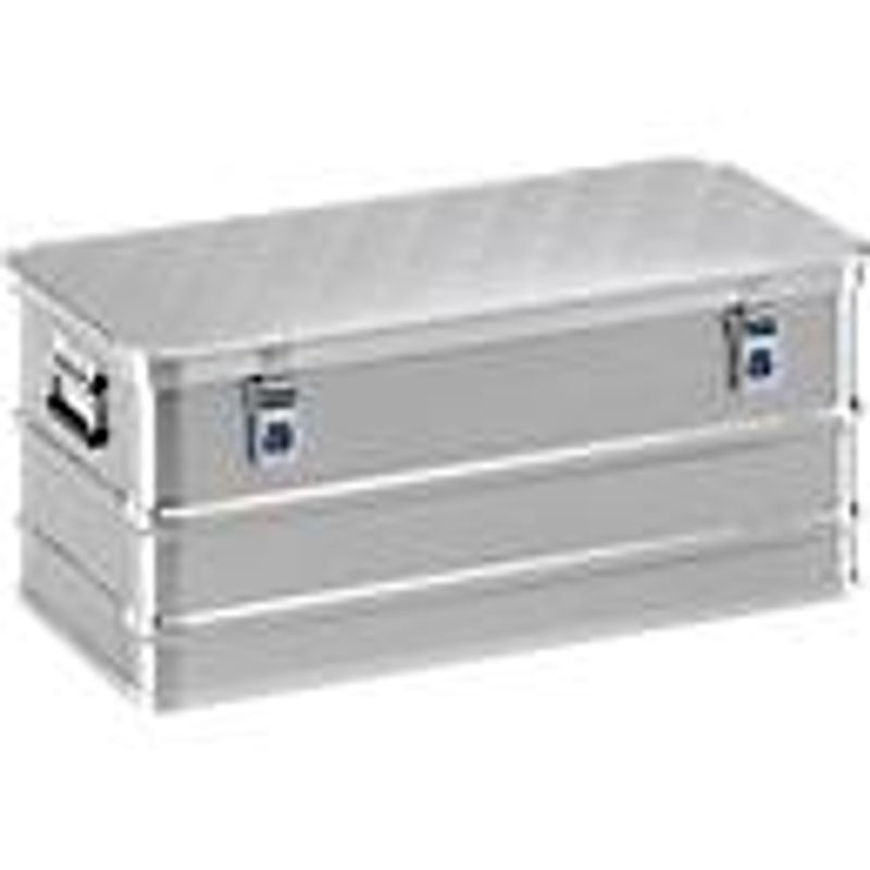 Gmoehling Midi-Box aus Leichtmetall in Silber mit Deckel und Griffen, Volumen: 81 l - Bild 2