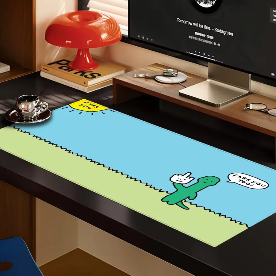 Joguman Studios XXL Mauspad in Multicolour als große Tischunterlage für Gaming und Computerzubehör - Bild 2