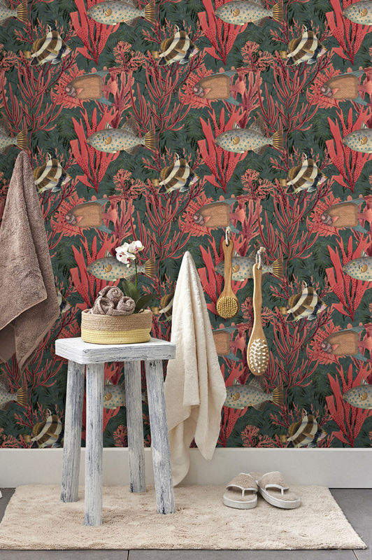 MINDTHEGAP Wandtapete The Undersea Coral Mural in Rot und Multicolour - Bild 2