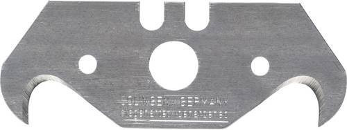 Kwb Ersatz Trapez-Hakenklingen für Teppichmesser aus gehärtetem Stahl, Farbe: Silber, B/H/D: 49 x 19 x 0,5 mm, 6 Stück - Bild 1