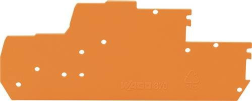 WAGO 870-1149 Abschlussplatte in Orange, 100 Stück - Bild 1
