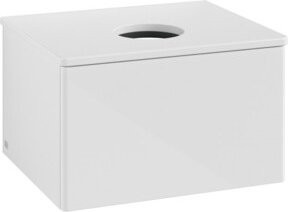V&B Waschtischunterschrank Antao mit Beleuchtung in Weiß lackiert, B/T/H: 60 x 36 x 50 cm - Bild 1