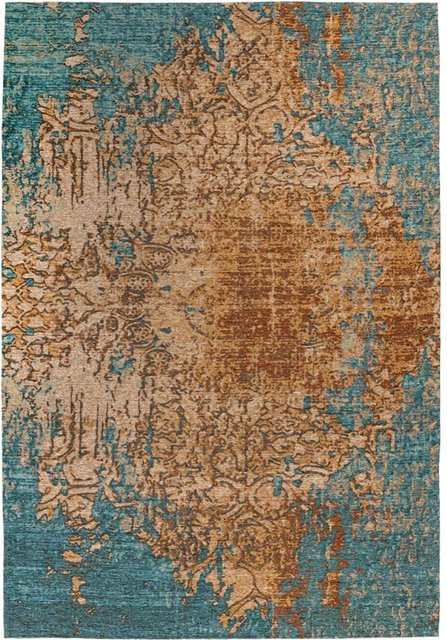 Padiro Kurzflorteppich Primavera 725 Sand/Blau B/L: 80 x 150 cm - Bild 1