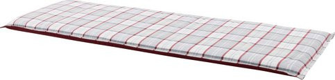 Doppler Bankauflage Casa 3-Sitzer in Rot mit Maßen B: 150 cm, T: 45 cm - Bild 1