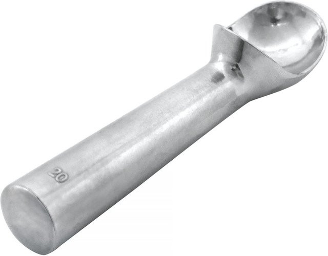 Schneider Eisdipper aus Metall in Silber, Durchmesser: 5,7 cm, Länge: 18 cm, Breite: 5 cm - Bild 1