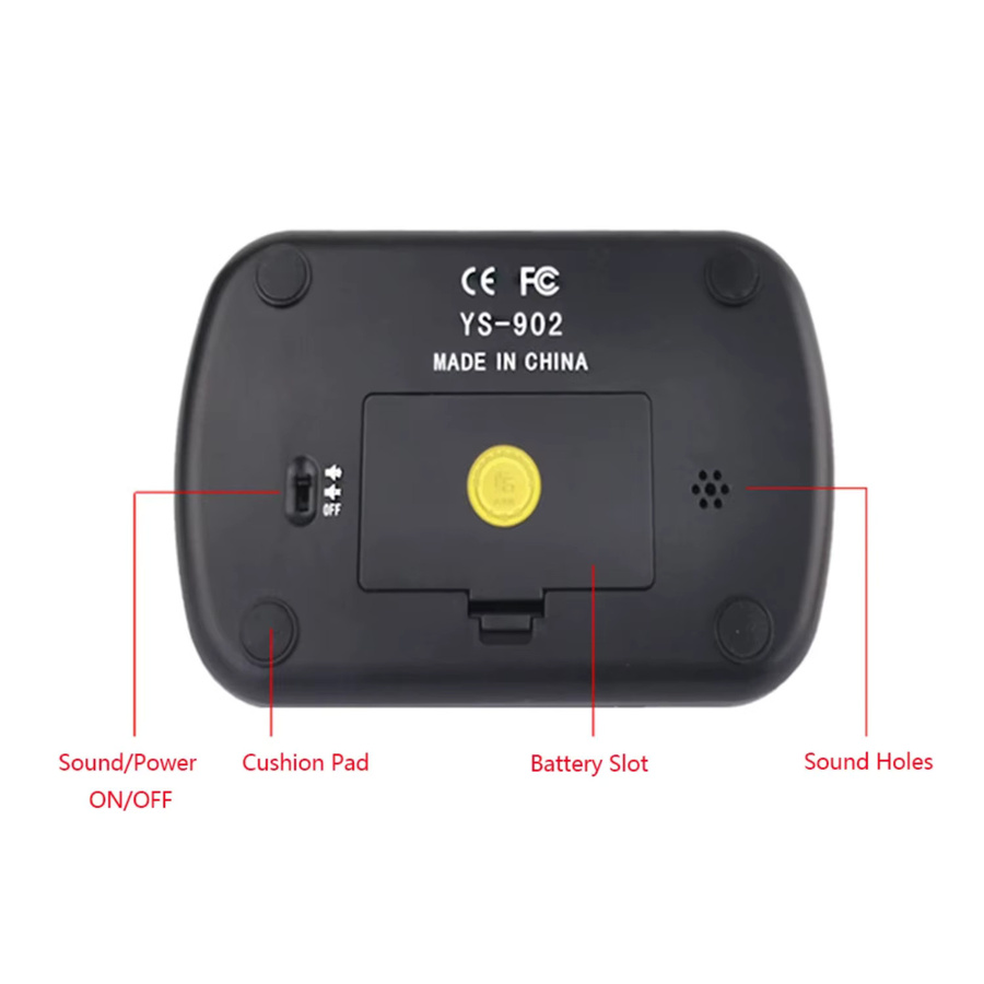 TINSOL 3-in-1 Multifunktionaler Tragbarer Professioneller Schachuhr Digitaler Schach-Timer, Spiel-Timer - Bild 2