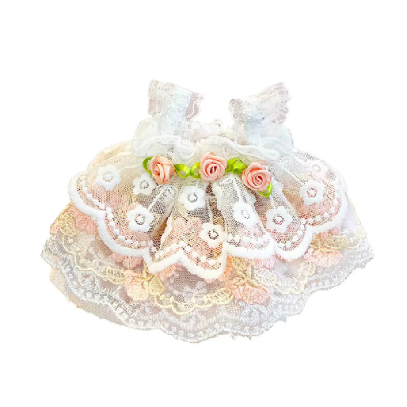 CuteDoll Baumwollpuppe mit Rosenverzierung, Prinzessinnenkleid, 20 cm - Bild 3