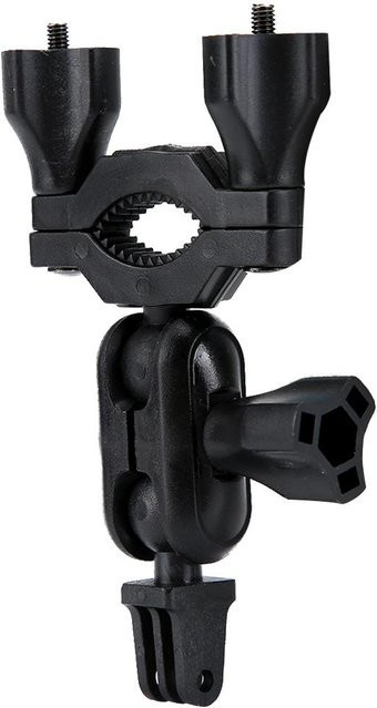 DIYelecs Auto Rückspiegel Kamera Support Kit mit 360 Grad Rotation, Fahrtenrecorder Halterung in Schwarz - Bild 1
