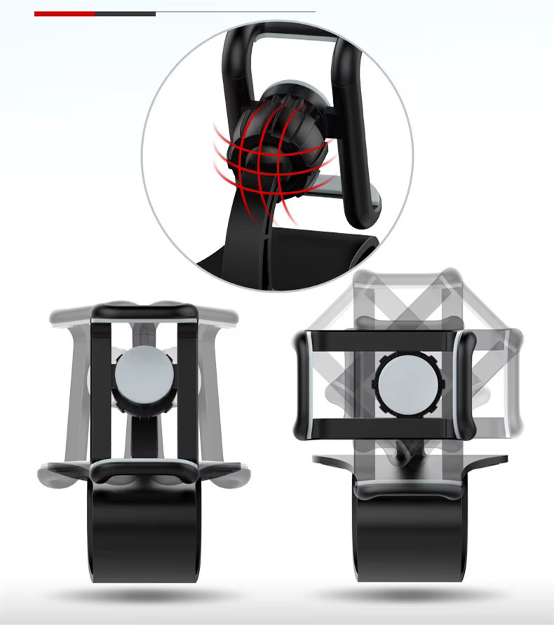 EOENKK Multifunktionaler universeller Auto-Handyhalter für das Armaturenbrett in Schwarz mit GPS-Navigationshalterung - Bild 6