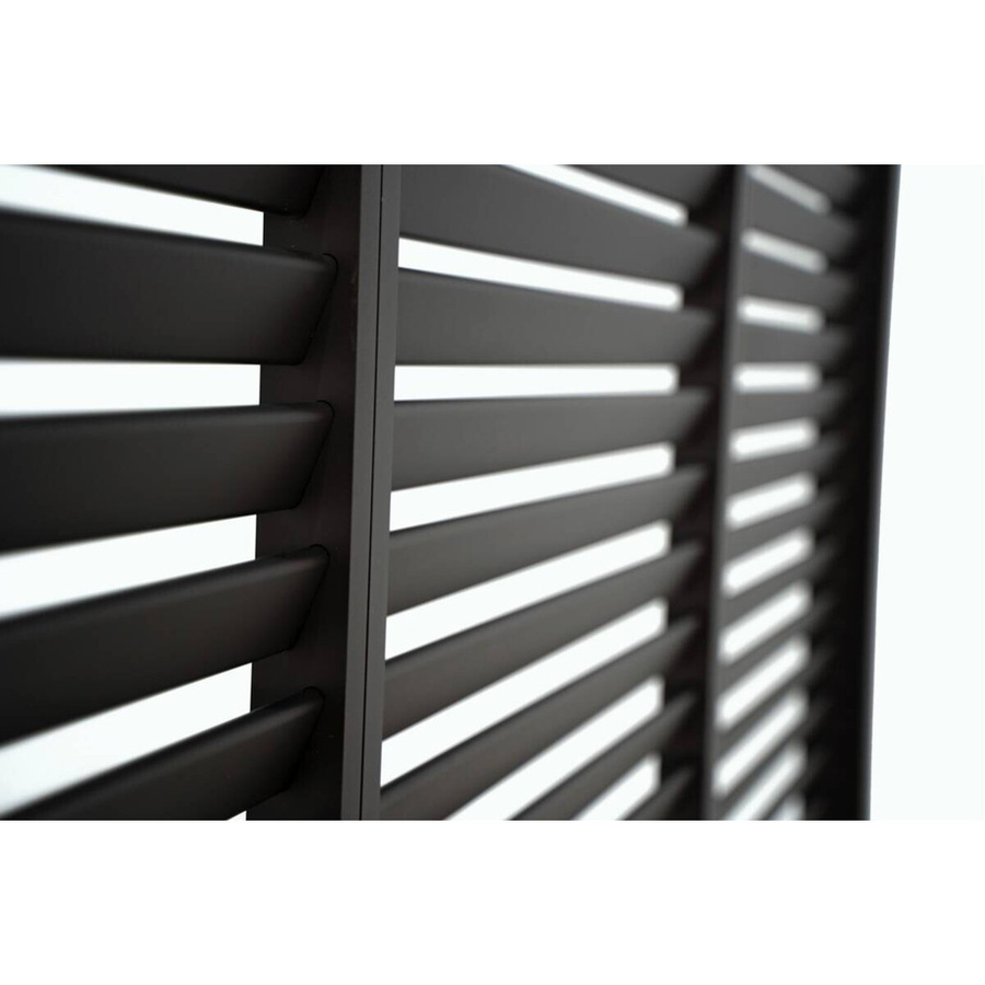 Mirador Lamellen-Seitenteil für Pergola Deluxe aus Aluminium in Anthrazit, B/H/T: 93 x 236,1 x 6 cm - Bild 3