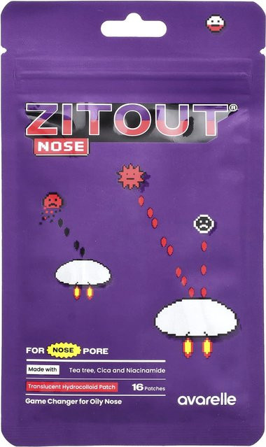Zitout Nase Pflaster, 16 Stück, Purple, mit Niacinamid - Bild 1