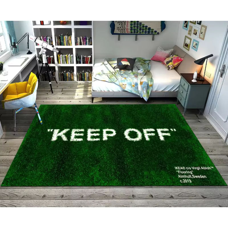 Keep Off Rug Grüner Teppich mit Grasmuster für dein Wohnzimmer - Bild 2