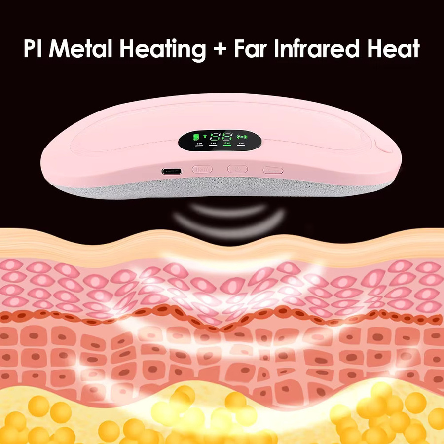 Hailicare Elektrisches Taillenmassagegerät, vibrierender Heizgürtel, Unisex - Bild 2